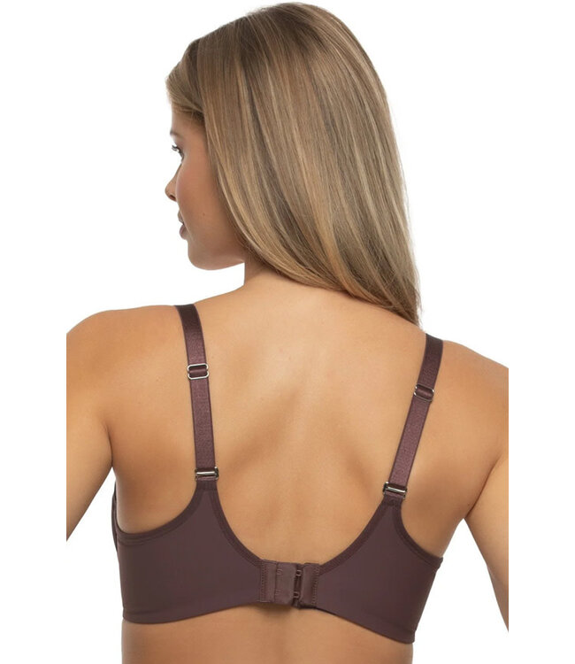 Felina Illusion Sheer Overlay T-Shirt Huckleberry Bra 135251