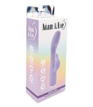 Adam & Eve Slim Lady Dual Motor Rabbit