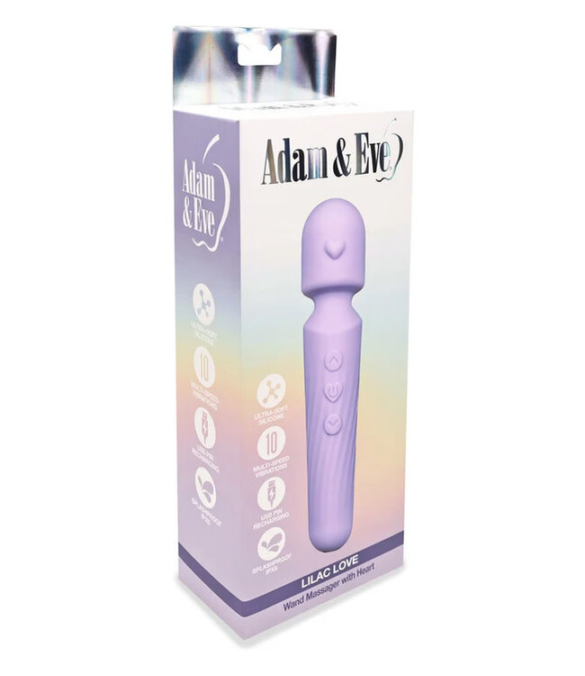 Adam & Eve Lilac Love Wand