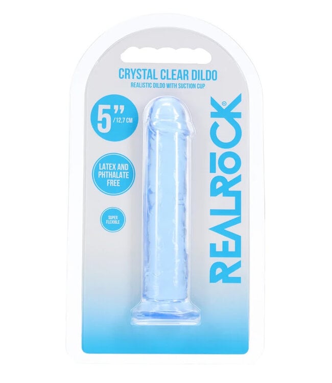 Realrock Realistic Dildo Blue 5in
