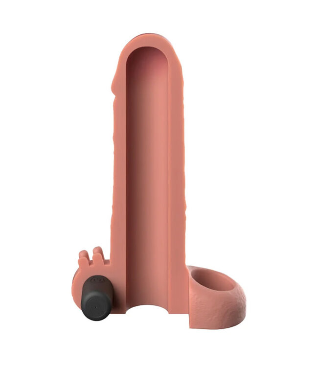 Fantasy X-Tensions Vibrating Real Feel Extension 1in Light