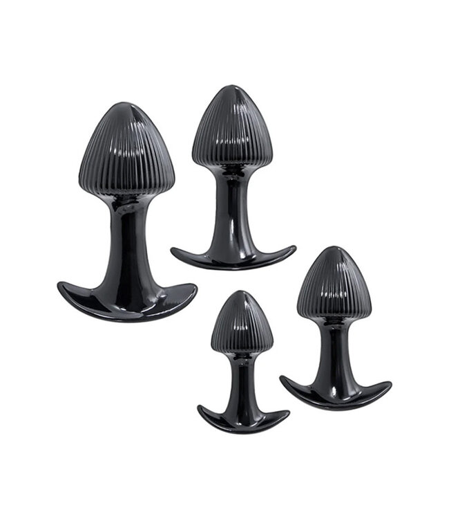 Walk Around Trainer Plugs 4-Piece Set Black