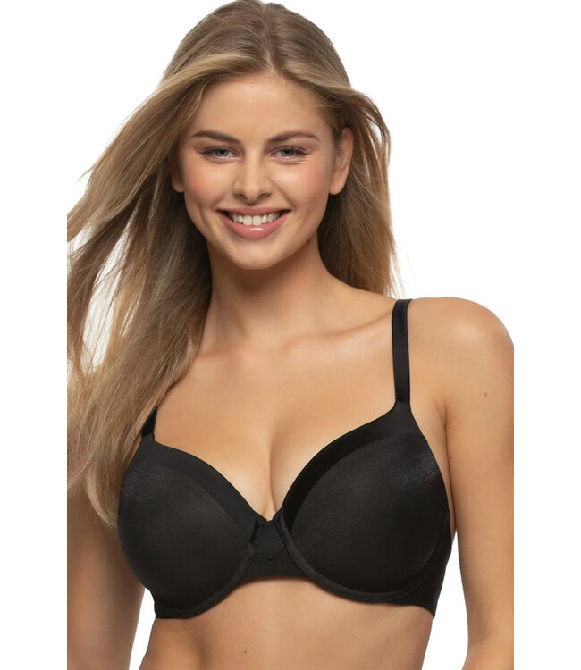 Felina Lustre Convertible T-Shirt Black Bra 135252