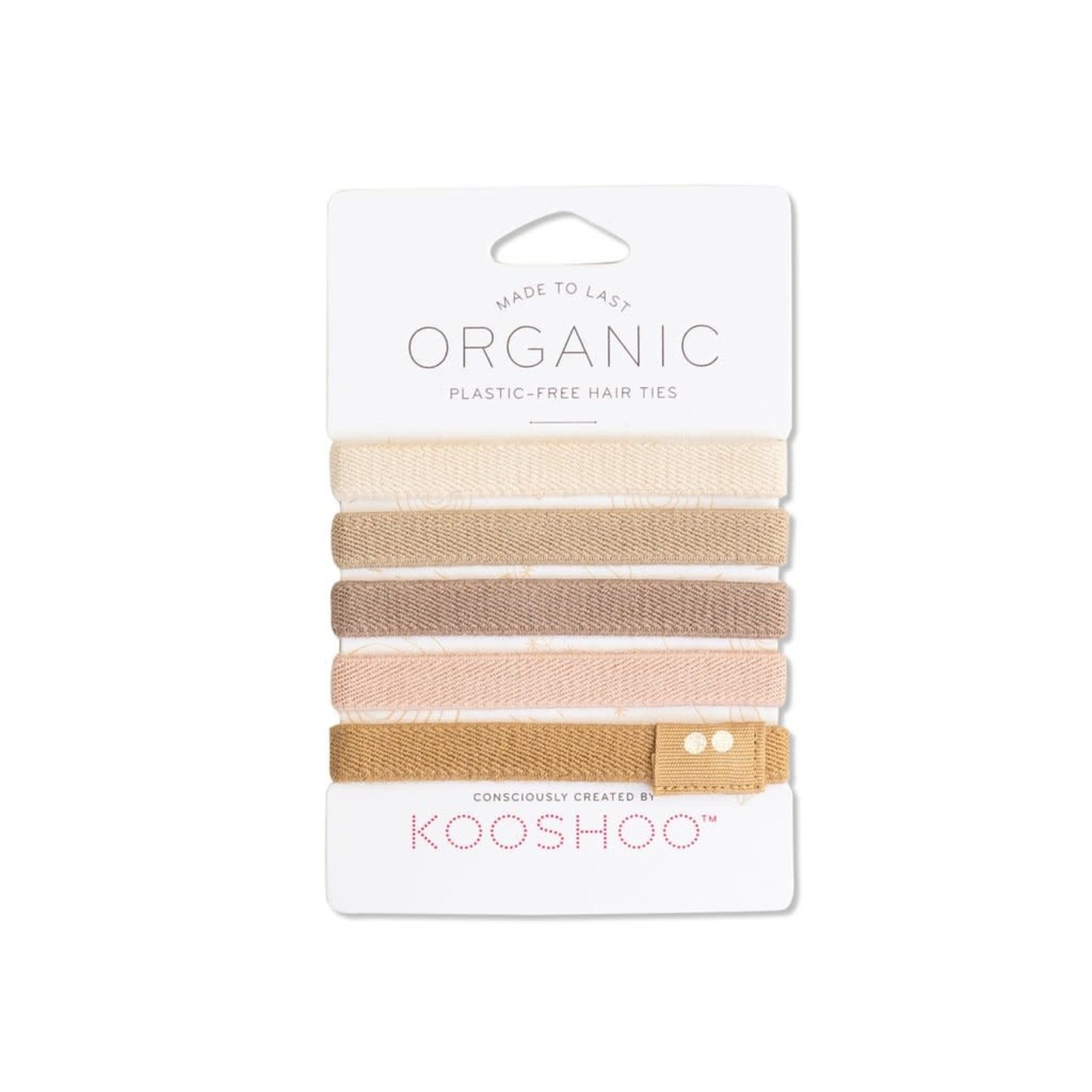 KOOSHOO Organic Hair Ties - Blonde