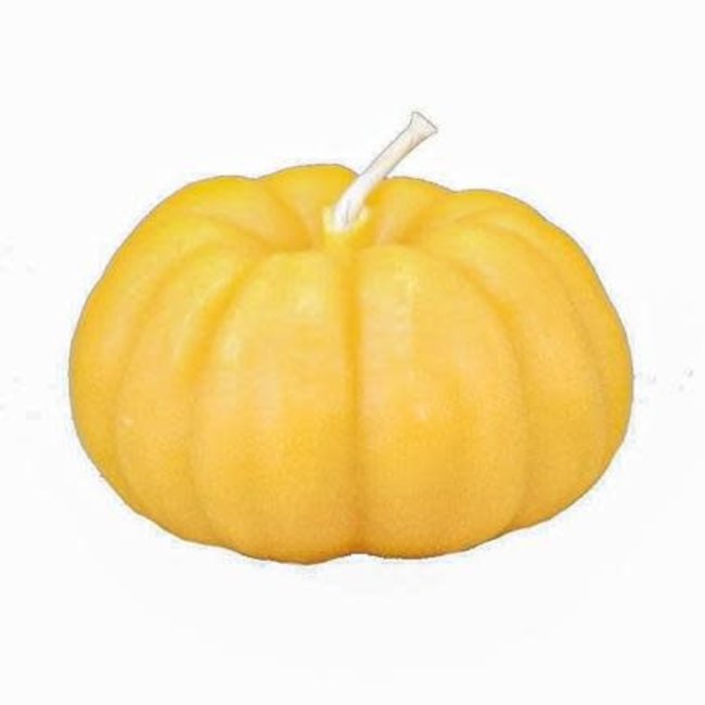 LARGE PUMPKIN BEESWAX CANDLE