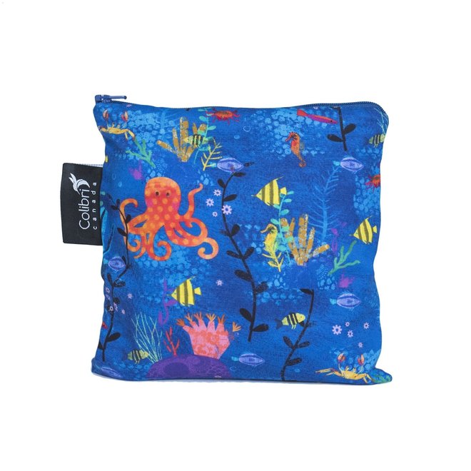 REUSABLE SNACK BAGS - UNDER THE SEA