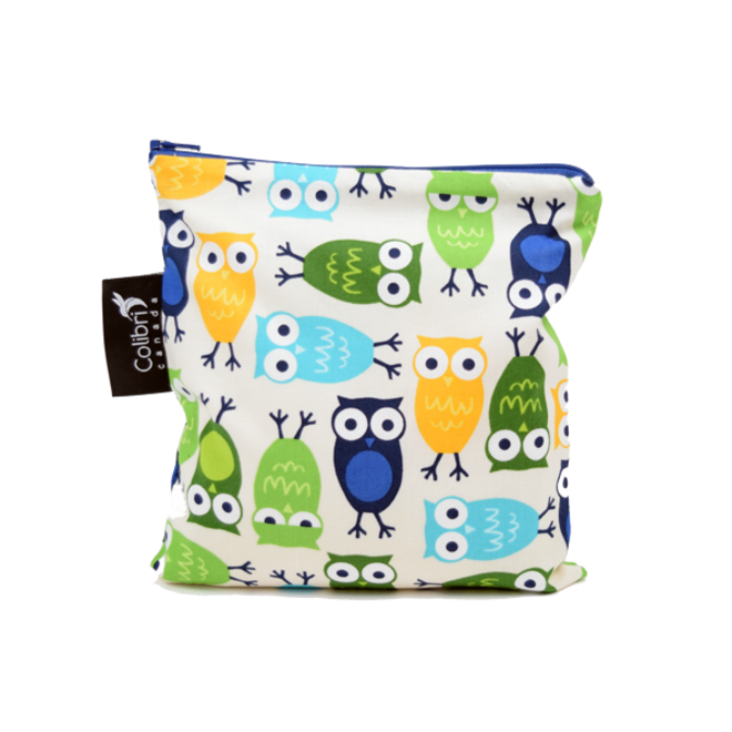 REUSABLE SNACK BAGS - OWLS