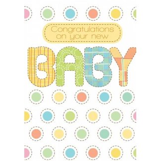 CONGRATULATIONS ON YOUR NEW BABY CARD