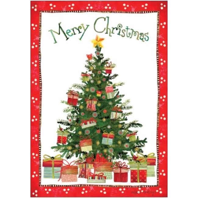 MERRY CHRISTMAS TREE CARD