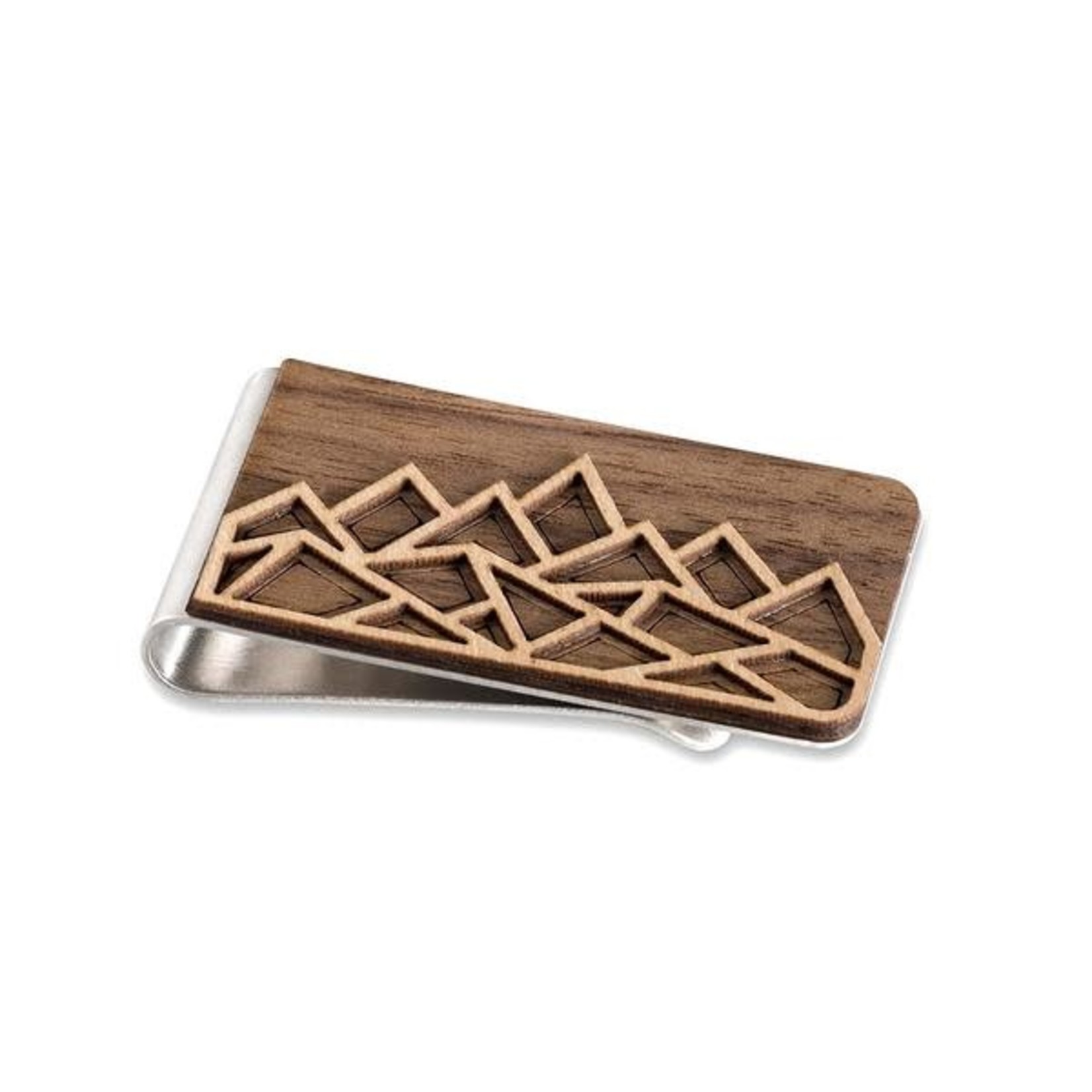 TREELINE AND TIDE MONEY CLIP - MOUNTAINS