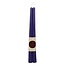 12" BEESWAX TAPER PAIR - VIOLET
