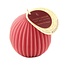 Honey Candles Paris Pink Fluted Beeswax Sphere