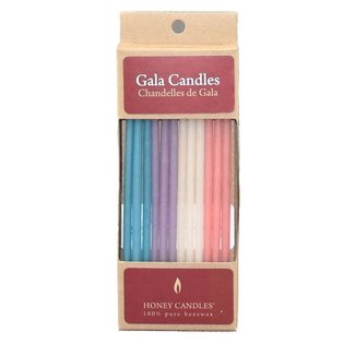 Honey Candles GALA BEESWAX CANDLES - PASTEL