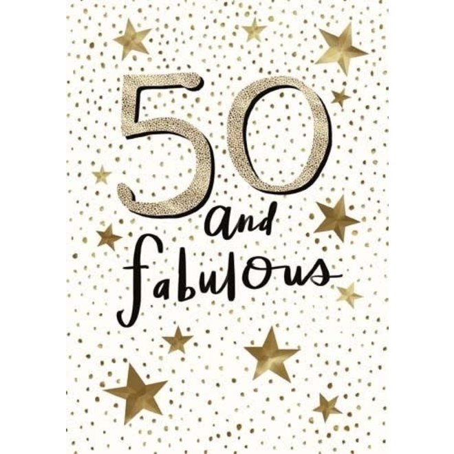 50 AND FABULOUS CARD