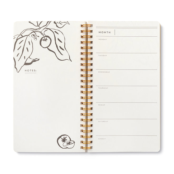 WEEKLY PLANNER - EACH DAY COMES BEARING ITS OWN GIFTS