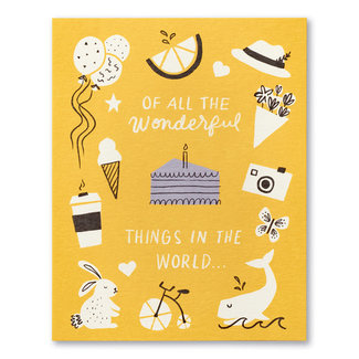 Compendium OF ALL THE WONDERFUL THINGS CARD