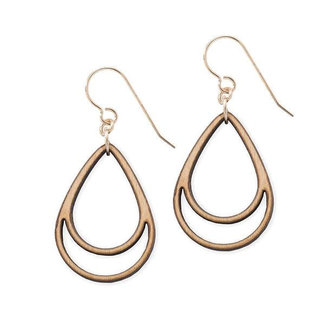 Treeline & Tide Maple Simple Drop Earrings