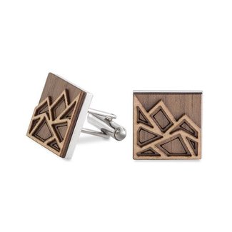 Treeline & Tide Mountain Cufflinks