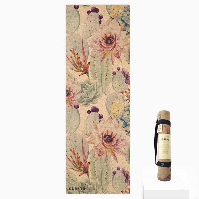 Botanicals Cork Yoga Mat