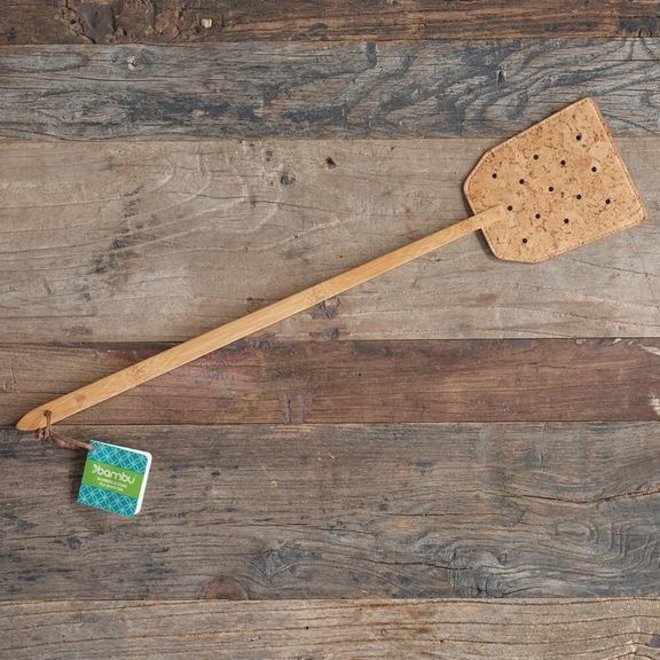 BAMBOO + CORK FLY SWATTER