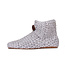 Soft Grey High Top Wool Slippers