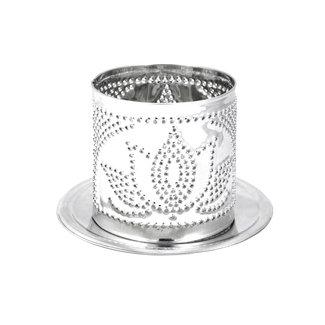 Pietersma Tinworks SMALL TIN CANDLE SHADE - LOTUS