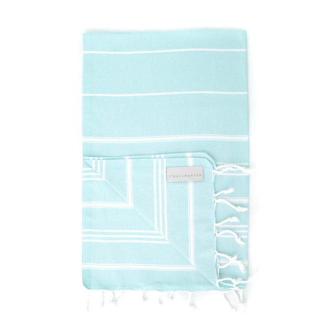 MARIN SMALL TOWEL - TURQUOISE