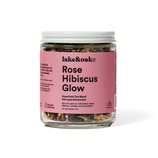 Lake & Oak Tea Co. ROSE HIBISCUS GLOW