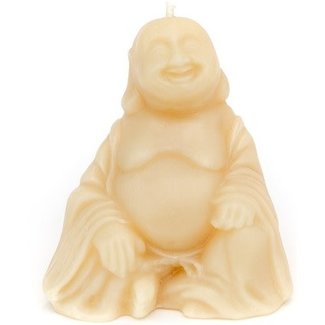 Beeswax Works Laughing Buddha Beeswax Candle