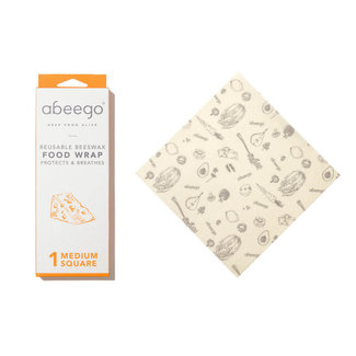 Abeego Medium Square Reusable Beeswax Wrap