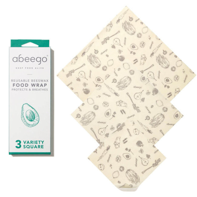 Variety Square Reusable Beeswax Wraps