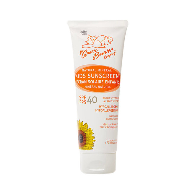 SPF 40 NATURAL MINERAL SUNSCREEN LOTION FOR KIDS