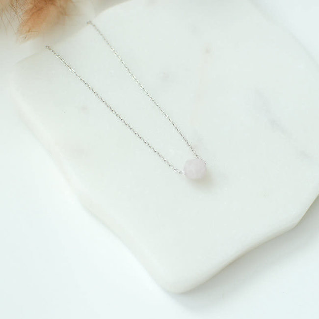 Rose Quartz Gemstone Necklace