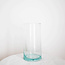 SOCCO DESIGNS RECYCLED GLASS CONE VASE