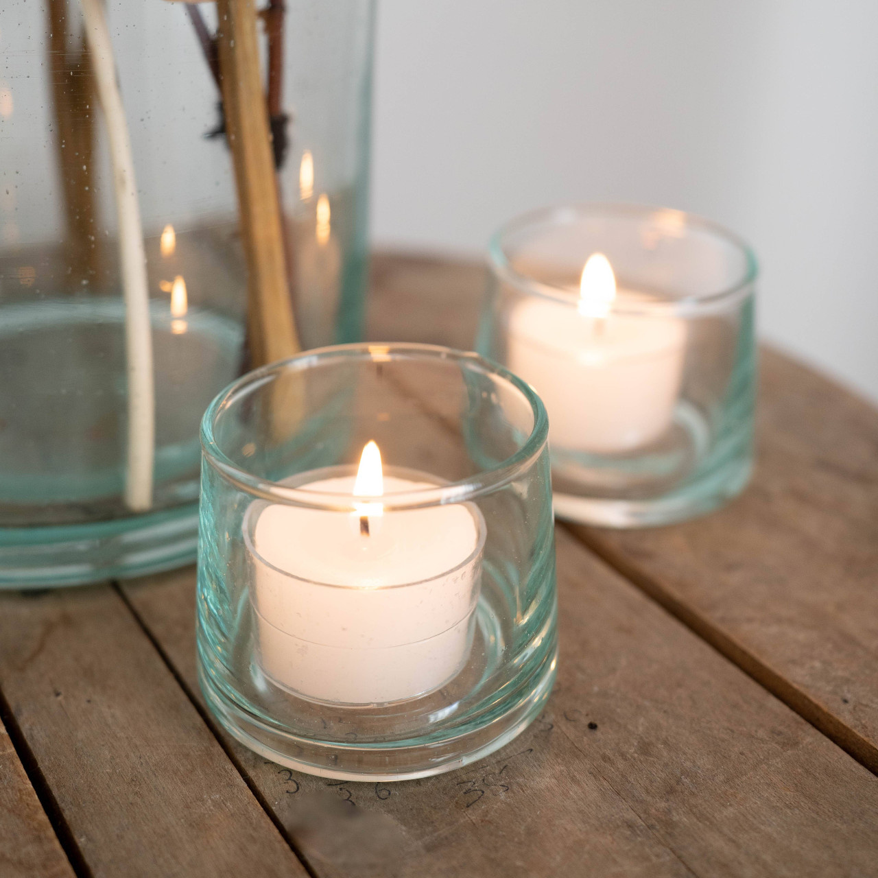 Recycled Glass Candle Holder Carbon Environmental Boutique Eco