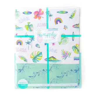 Wrappily Eco Gift Wrap Co. EVERYDAY ECO WRAPPING PAPER - ALOHA FUN