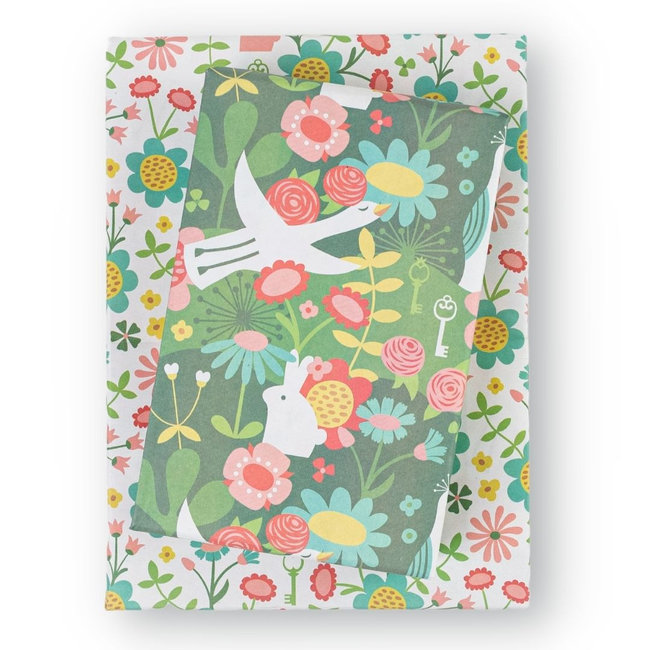 Everyday Eco Wrapping Paper Enchanted Garden Carbon Environmental