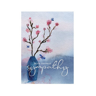 PINK CHERRY BLOSSOM CARD