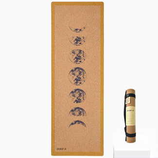 Scoria Moon Phases Cork Yoga Mat