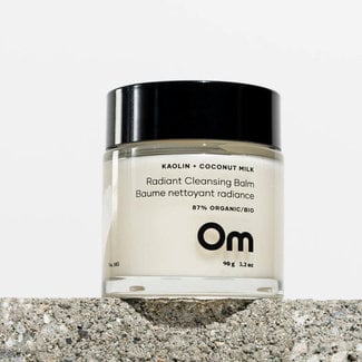 Om Organics Kaolin + Coconut Radiant Cleansing Balm