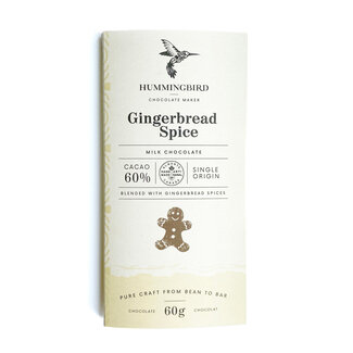 Hummingbird Chocolate Maker Gingerbread Spice Bar