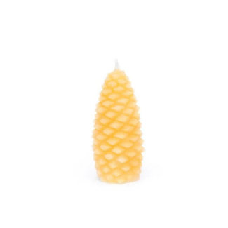 Beeswax Works Fir Cone Beeswax Candle