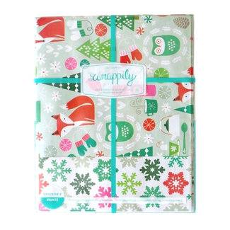 Wrappily Eco Gift Wrap Co. HOLIDAY ECO WRAPPING PAPER - FESTIVE FOREST
