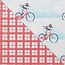 HOLIDAY ECO WRAPPING PAPER - PENGUIN BIKE