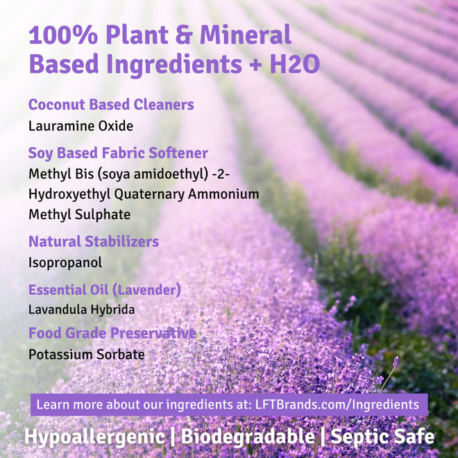 8x Concentrate Fabric Softener Lavender Carbon Environmental Boutique