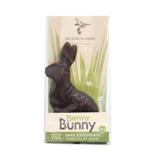 Hummingbird Chocolate Maker Solid Dark Chocolate Benny Bunny