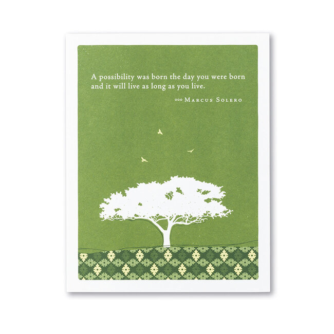 Possibility Was Born - Birthday Card