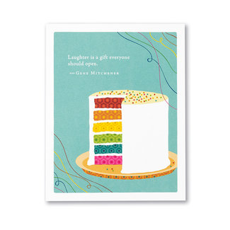 Compendium Laughter Is A Gift - Birthday Card