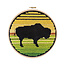 Pigeon Coop Bison Cross Stitch Kit