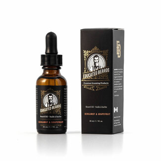 Educated Beards Bergamot + Grapefruit Beard Oil